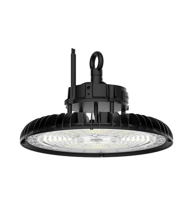 120W/150W/200W LED high bay, 160lm/W - IP65, 3-in-1 CCT, instelbaar wattage, Ø32cm