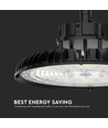120W/150W/200W LED high bay, 160lm/W - IP65, 3-in-1 CCT, instelbaar wattage, Ø32cm