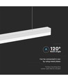 120cm 40W LED lichtlijn - 6500K, wit
