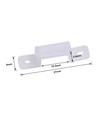20 stuks siliconen montagclips voor LED-strip - 10mm, geschikt voor IP65 strips