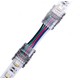 Verbindingsstuk met kabel voor LED-strip - 12mm, RGB+W, IP65, 5V-24V