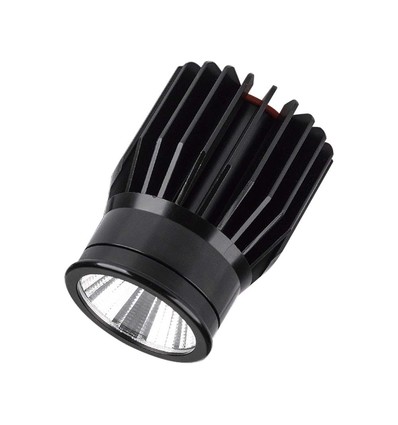 18W LED inbouwspot - 1900lm, 6400K, zwart, IP20, aluminium materiaal