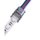 LED-strip connector voor losse draden - 12mm, RGB+W, IP65, 5V-24V