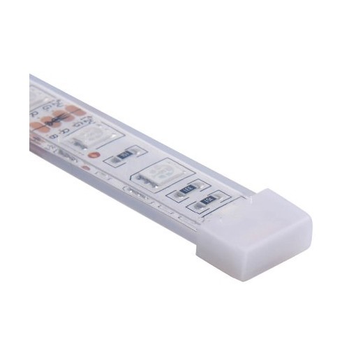 Siliconen eindkap voor LED-strip - 14mm, IP67 & IP68