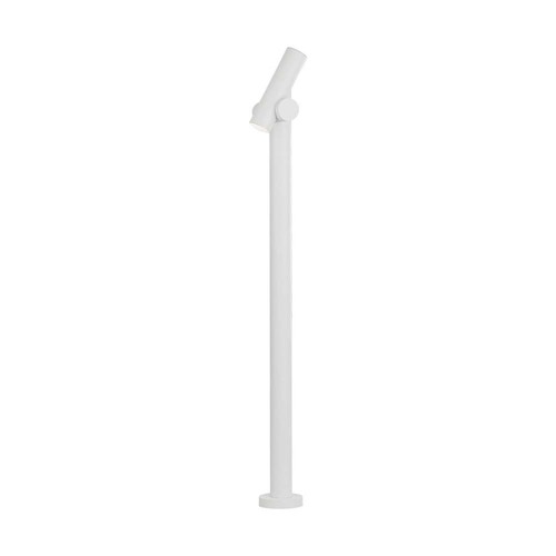 100cm 5,2W dubbele LED tuinlamp - IP44, wit, 3000K, verstelbare lichtstraal, 100cm hoog