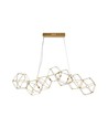 28W LED design pendellamp - Goud, 3000K, L94,5 x W32,5 cm, decoratieve hanglamp