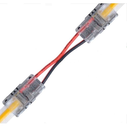 Verbindingsstuk met kabel voor LED-strip - 8mm, COB, enkelkleurig, IP20, 5V-24V