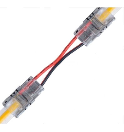 Verbindingsstuk met kabel voor LED-strip - 8mm, COB, enkelkleurig, IP20, 5V-24V