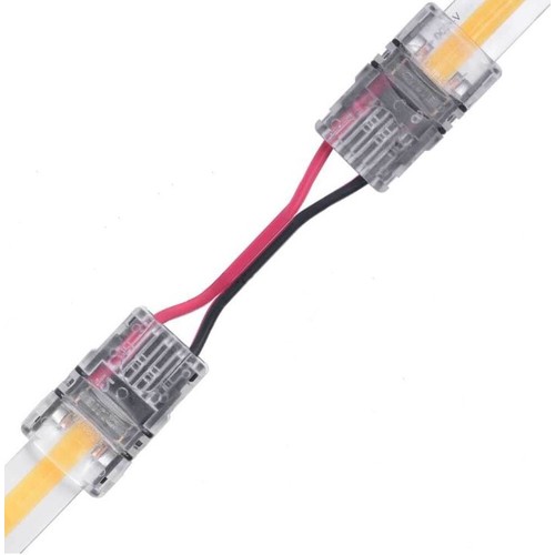Verbindingsstuk met kabel voor LED-strip - 10mm, COB, enkelkleurig, IP20, 5V-24V