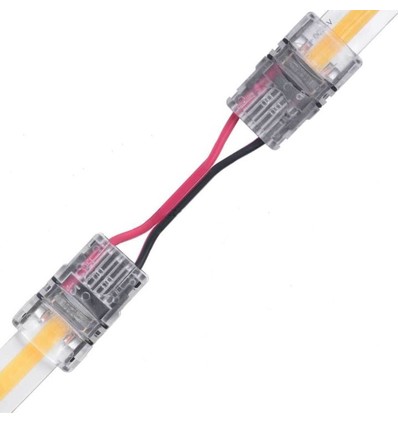Verbindingsstuk met kabel voor LED-strip - 10mm, COB, enkelkleurig, IP20, 5V-24V