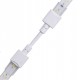 Waterdichte connector met kabel voor LED-strip - 8mm, enkelkleurig, IP68, 5V-24V