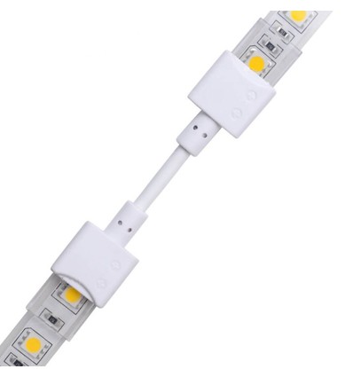 Waterdichte connector met kabel voor LED-strip - 10mm, enkelkleurig, IP68, 5V-24V