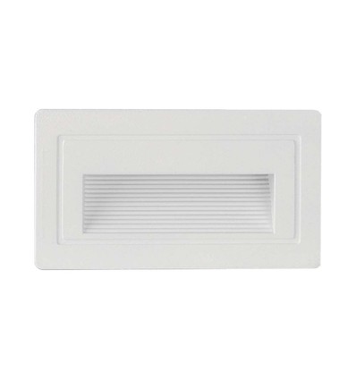 3W LED trapverlichting - 180lm, 3000K, wit, 5,8x10,3 cm, incl. lichtbron