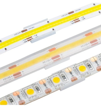 20 stuks verborgen montagclips voor LED-strip - 8mm, geschikt voor IP20 strips