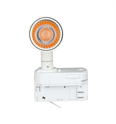 15W Samsung LED spanningsrail spot, RA90 - 100lm/W, wit, 3000K, 5 jaar garantie