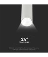 15W Samsung LED spanningsrail spot, RA90 - 100lm/W, wit, 3000K, 5 jaar garantie