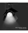 33W LED trackspot met Samsung LED chip, RA90 - 3000lm, zwart, 24-60 graden, 5 jaar garantie