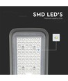 V-Tac 100W LED straatlamp - Ø60mm, IP65