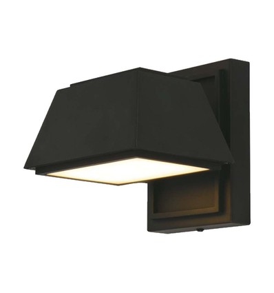 15W LED buitenwandlamp - 16x16,5x16,4mm, 4000K, zwart, IP65