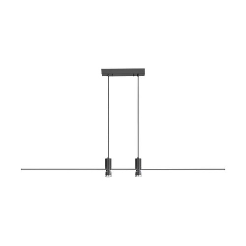 19W LED pendellamp, zwart - 2160lm, 80-115cm, verkrijgbaar in 3000K en 4000K