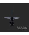 9W designer pendellamp - Zwart, 1000lm, 120°, IP20 binnen