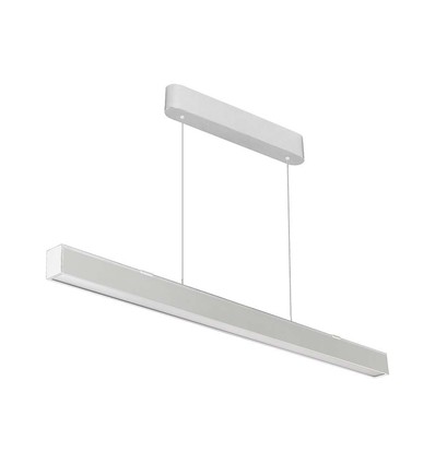 120cm 40W LED lijnverlichting met Samsung chip - Wit, CCT, incl. ophangkabel, plafondlamp voor kantoor