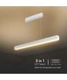 120cm 40W LED lijnverlichting met Samsung chip - Wit, CCT, incl. ophangkabel, plafondlamp voor kantoor