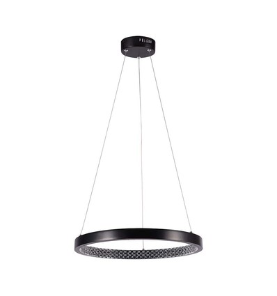 19W LED pendel met kristal acryl, Ø40cm - Zwart, 3000K, 2160lm, IP20 binnenshuis