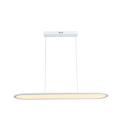 24W LED pendellamp / hanglamp - 80x104cm, 3000lm, wit, 3000K, incl. lichtbron