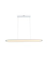24W LED pendellamp / hanglamp - 80x104cm, 3000lm, wit, 4000K, incl. lichtbron