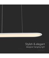 24W LED pendellamp / hanglamp - 80x104cm, 3000lm, wit, 4000K, incl. lichtbron