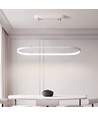 24W LED hanglamp - 80x20x100cm, 2760lm, wit, 3000K