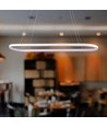 24W LED hanglamp - 80x20x100cm, 2760lm, wit, 3000K