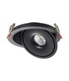 20W LED COB Inbouwspot - 3-in-1 Zwarte behuizing