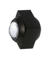 2W LED wandlamp met up/down licht - IP54, zwart, COB LED, 3000K, 4x4x4cm