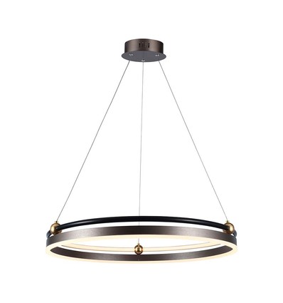 30W LED Hanglamp Enkele Ring - 3000K, Koffie, huis