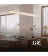 LED hanglamp 80x104cm 3000K wit - huis