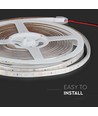 5m 4,2W/m spatwaterdichte LED-strip - 12V, IP65, 60 LED's per meter