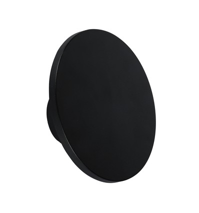 12W Ronde buitenwandlamp - Zwart, 1400lm, IP65, 4000K, incl. lichtbron