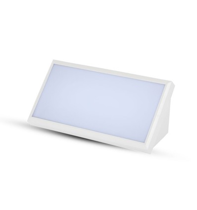 20W LED wandlamp, IP65 - 3000K, grijs, buiten, 110 graden, 2045lm