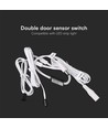 Dubbele sensor voor deur/poort - 12V/24V max belasting 60W