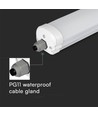 150cm 48W waterdicht compleet LED-armatuur, doorvoerbedraad - 6240lm, 130lm/W, IP65, 6 jaar garantie