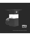 3W Solara wandlamp met sensor - IP54, 250lm, 3000K, solar, 3 jaar garantie