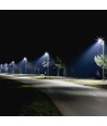 50W LED straatverlichting met Samsung LED chip - 100lm/W, IP65, 6500K, grijs, 110 graden
