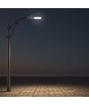 50W LED straatverlichting met Samsung LED chip - 100lm/W, IP65, 6500K, grijs, 110 graden
