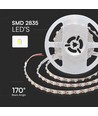 5m 18W/m LED strip, 135lm/W - 24V, 238 LED per meter, IP20, 3000K, dimbaar