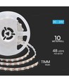 5m 18W/m LED strip, 135lm/W - 24V, 238 LED per meter, IP20, 3000K, dimbaar