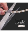 5m 18W/m LED strip, 135lm/W - 24V, 238 LED per meter, IP20, 3000K, dimbaar