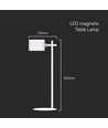 Oplaadbare 3-in-1 LED-lamp - Magnetisch, dimbaar, CCT, up/down-licht, wit, incl. voet en 2 stuks montagebeugels