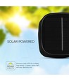 5W LED solar magnetische tafellamp - Touch dimbaar, CCT, IP65, zwart, 400lm, incl. batterij